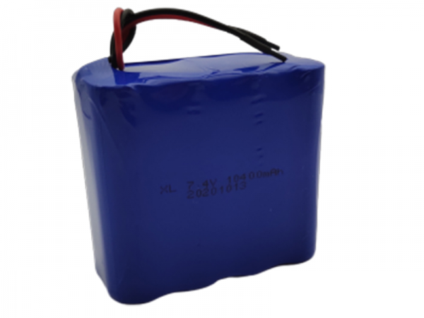7.4V 10400mAh 18650 圆柱锂电池 | 2S4P