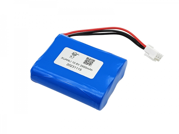 10.8V 2600mAh 18650圆柱锂电池-3pin
