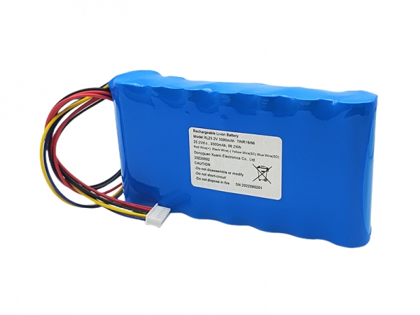 25.2V 3500mAh 智能锂电池 | 18650锂电池