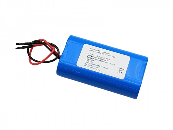 7.2V 3300mAh 圆柱形锂电池 | 18650 锂电池