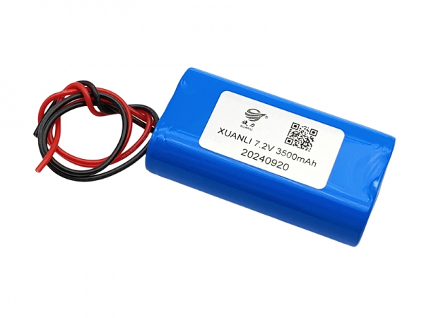 7.2V 3500mAh 圆柱锂电池 | 18650