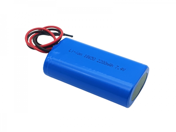 7.4V 2200mAh 18650 圆柱锂电池