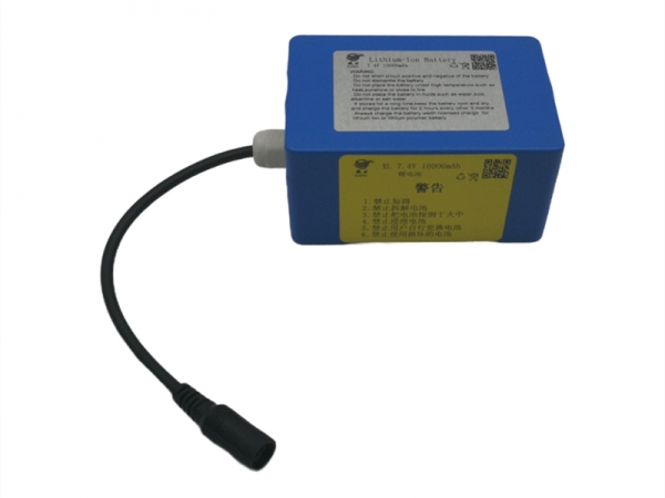 7.4V 10000mAh18650 圆柱锂电池|2S4P